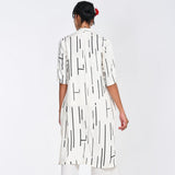 Dakota Set of 3 - Overlay, Slip Top & Pants - Ecru Cedar Print & Ecru - Limited Edition