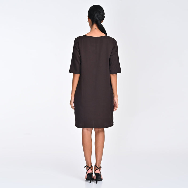 Sack Dress - Coffee