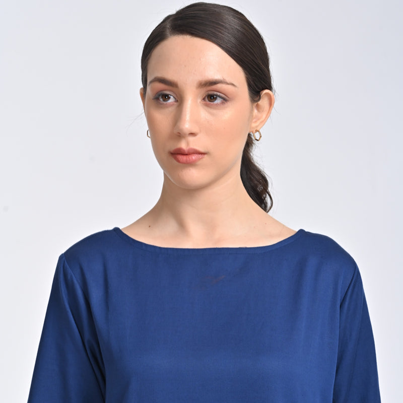 Sack Dress - Navy