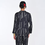 Donna Blazer - Black Cedar Print - Limited Edition