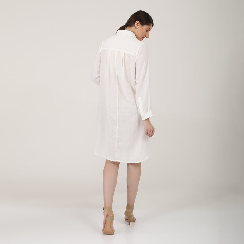 Sardaar Long Shirt - Ecru
