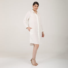 Sardaar Long Shirt - Ecru