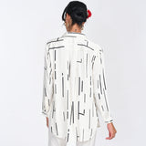 Opal Set Of 2 - Shirts & Pants - Ecru Cedar Print & Ecru - Limited Edition