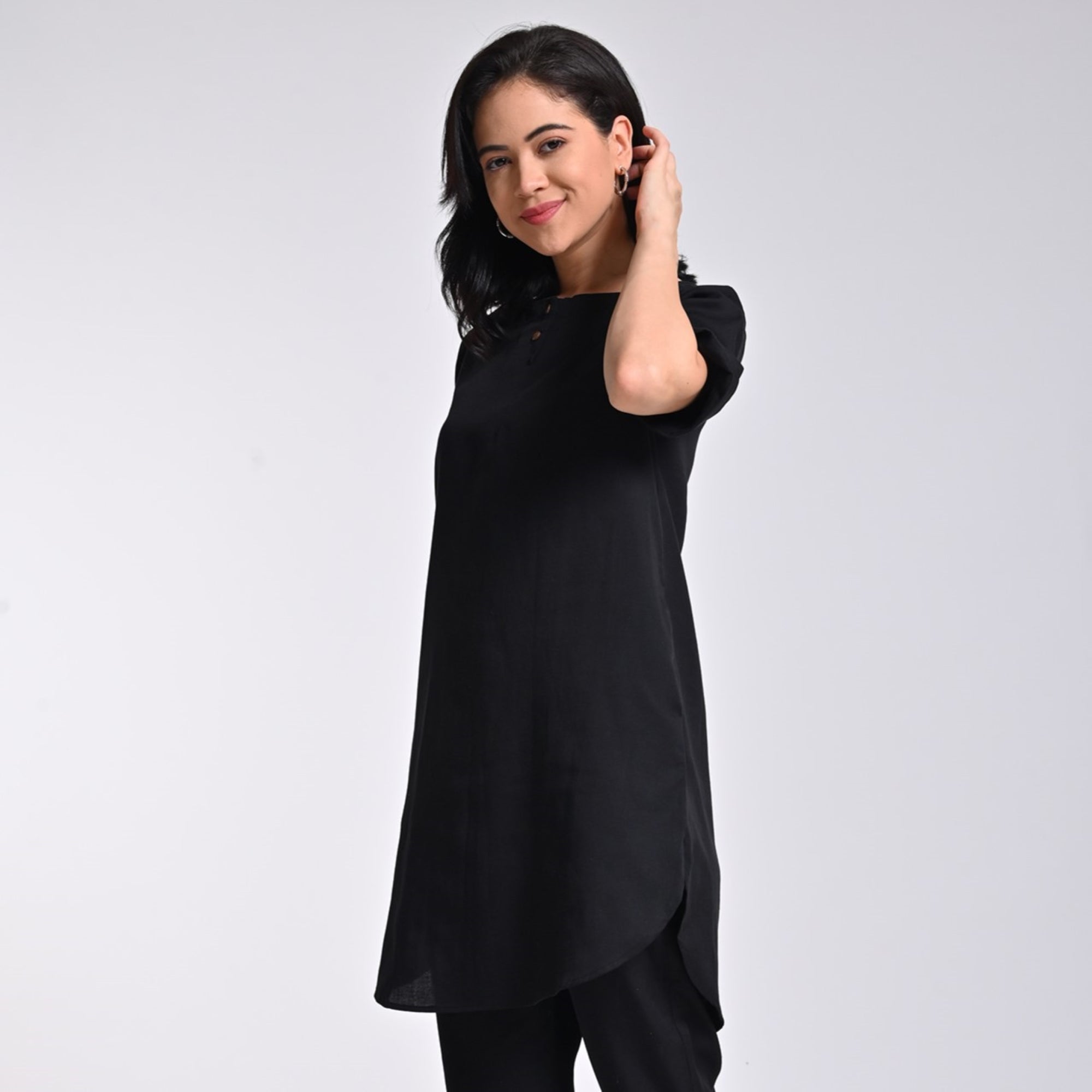 Poised Tunic - Black