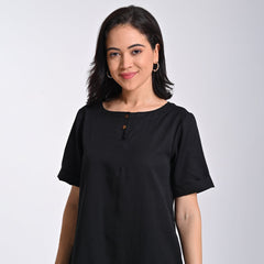 Poised Tunic - Black