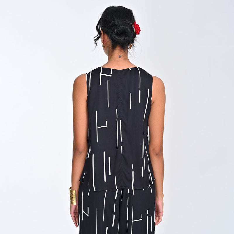 Kyla Set Of 2 - Black Cedar Print