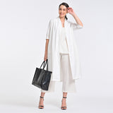 Dakota Set of 3 - Long Shirt, Inner & Pants - Ecru