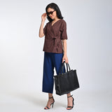 Evelyn Set of 2 - Coffee Brown & Navy Blue