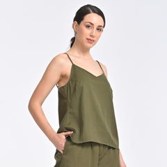 Oh Slip Top - Olive