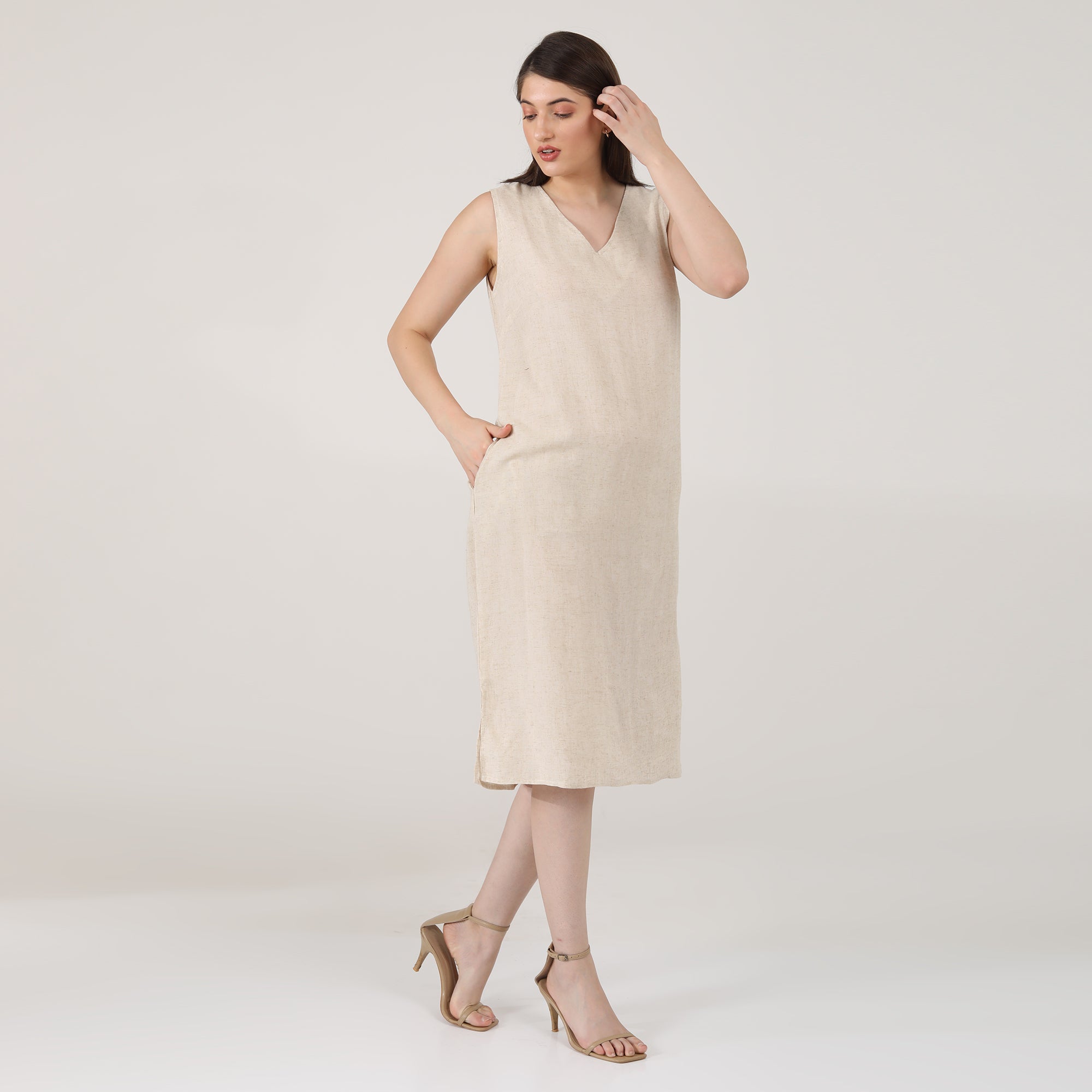 Jackie Dress - Beige