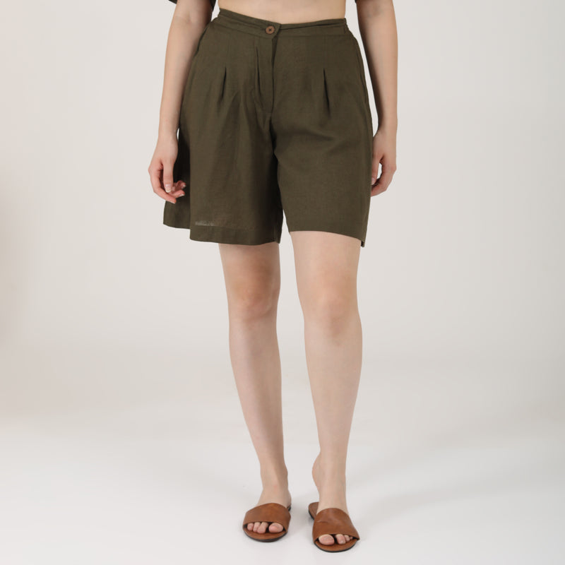 Gurkha Shorts - Olive Green