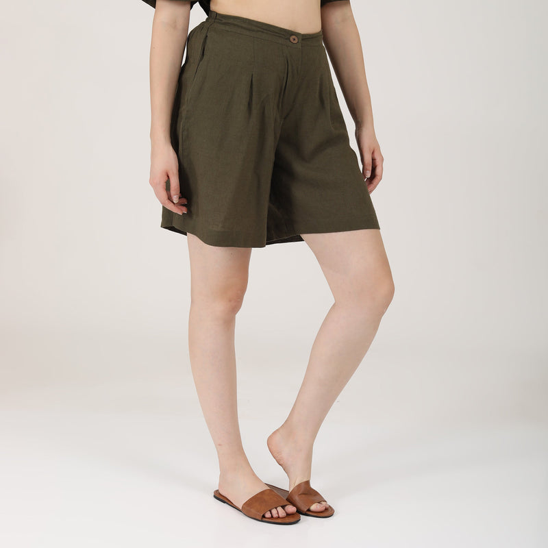 Gurkha Shorts - Olive Green
