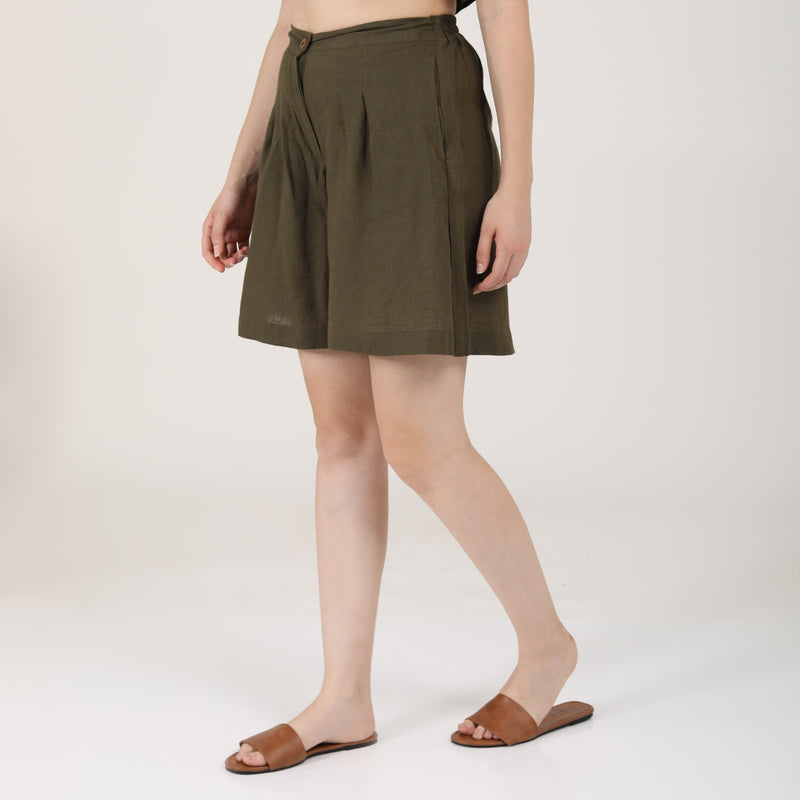 Gurkha Shorts - Olive Green