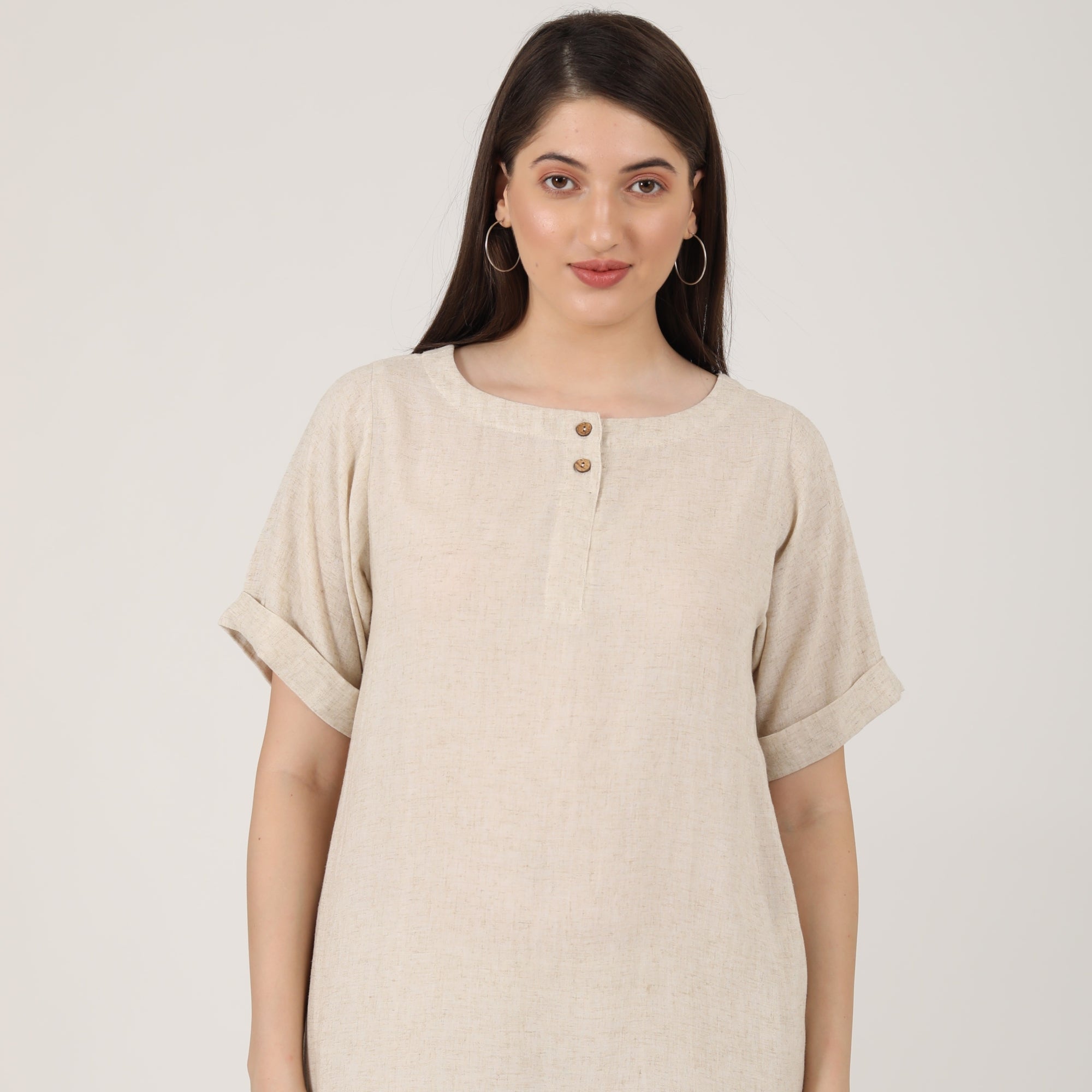 Poised Tunic - Beige