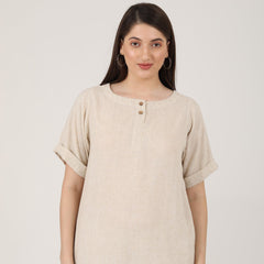 Poised Tunic - Beige