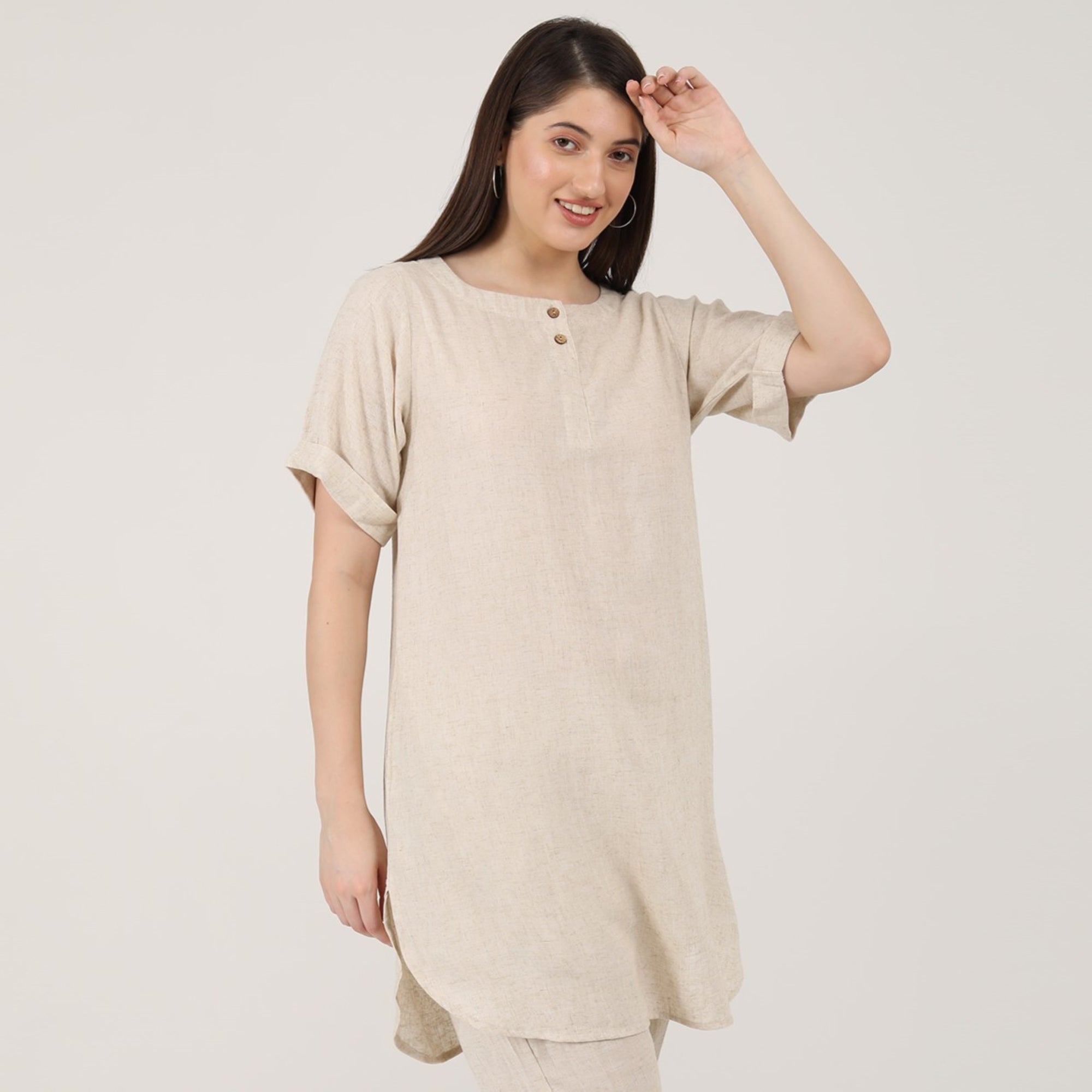 Poised Tunic - Beige