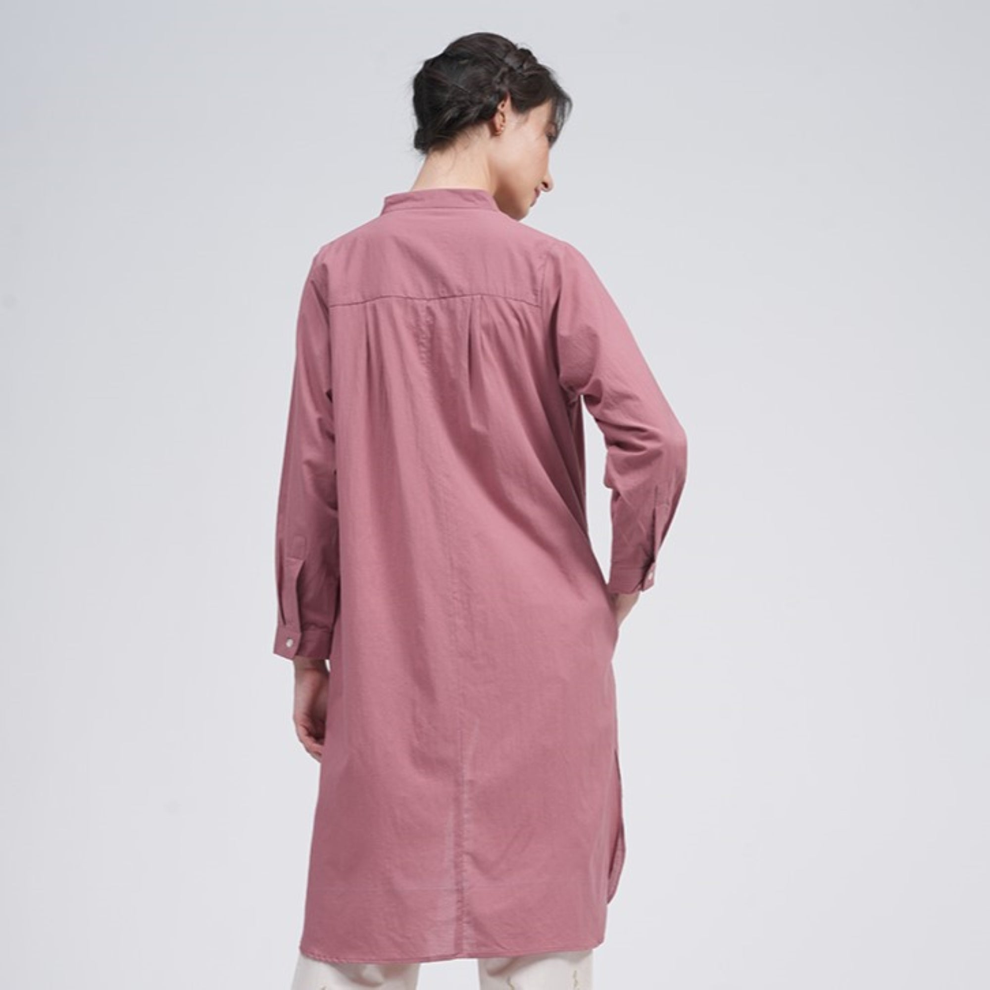 Long Shirt - Dusty Pink