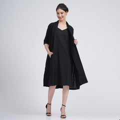 Dakota Set Of 2 - Overlay & Dress - Black