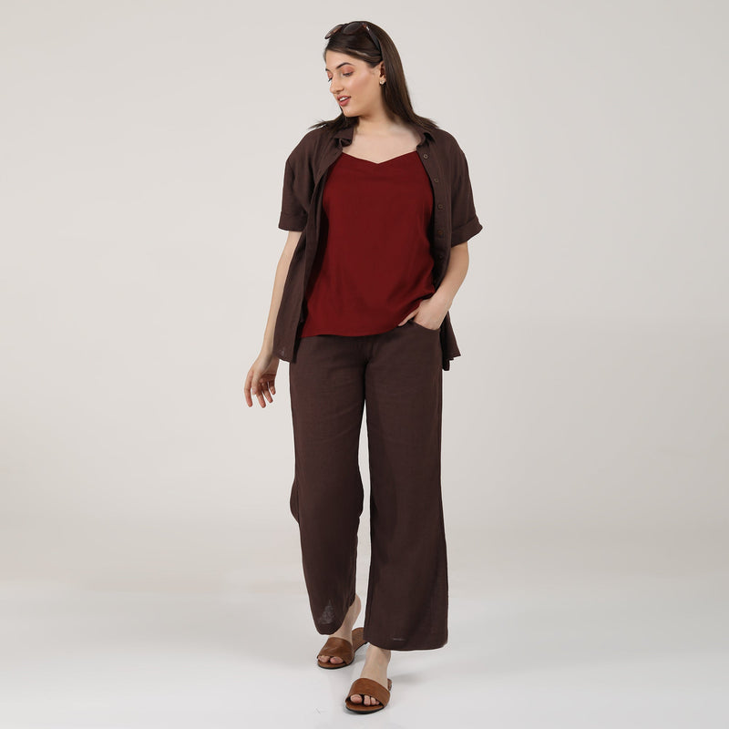 Noir Set of 3 - Coffee & Maroon