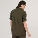 Noir Set of 2 Shirt & Pants - Olive Green