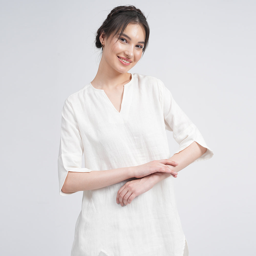Rowena Tunic - Ecru