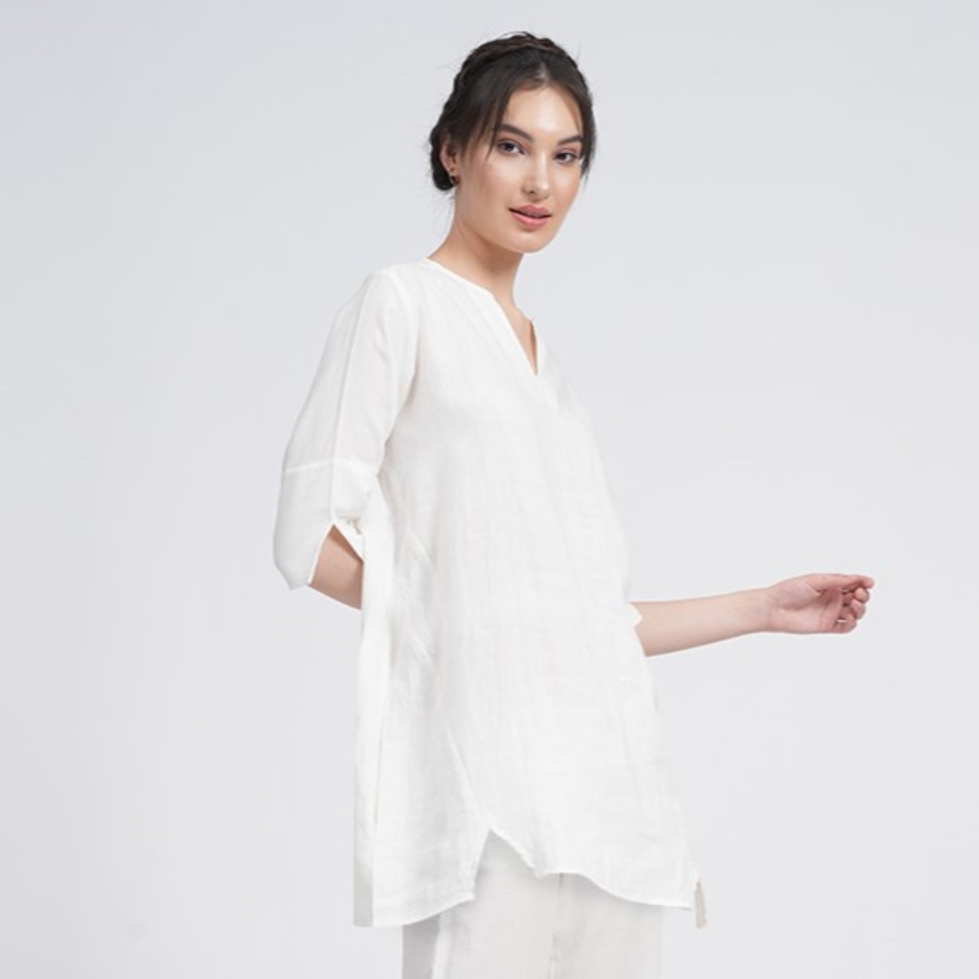Rowena Tunic - Ecru