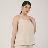 Oh Slip Top - Beige
