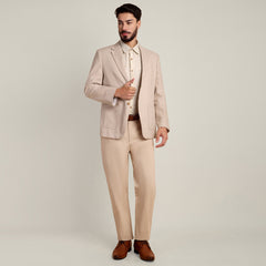 iL Lino Blazer - Relaxed Fit - Linen Blend - Natural Grey