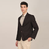 iL Lino Set of 3 - Relaxed Fit Linen Blend Blazer, Relaxed Fit Linen Blend Shirt & Relaxed Fit Cotton Stretch Chinos - Coffee Brown, Greige & Beige
