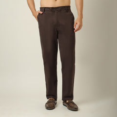 Aruku Chino Pants - Relaxed Fit - Cotton - Coffee Brown
