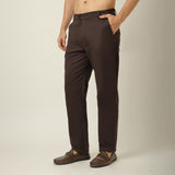 Aruku Chino Pants - Relaxed Fit - Cotton - Coffee Brown