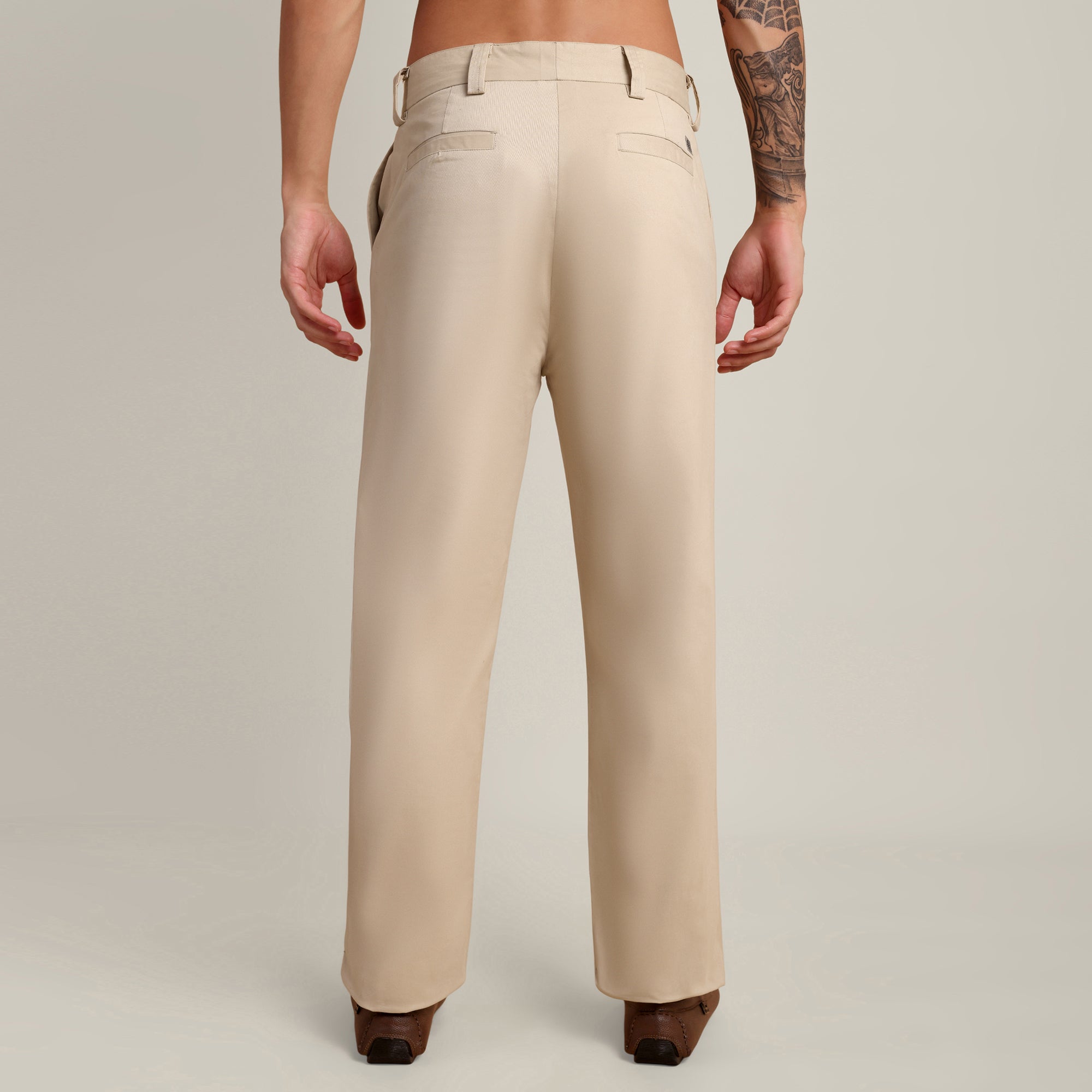 Safari Set Of 2 - Linen Cotton - Ecru & Beige