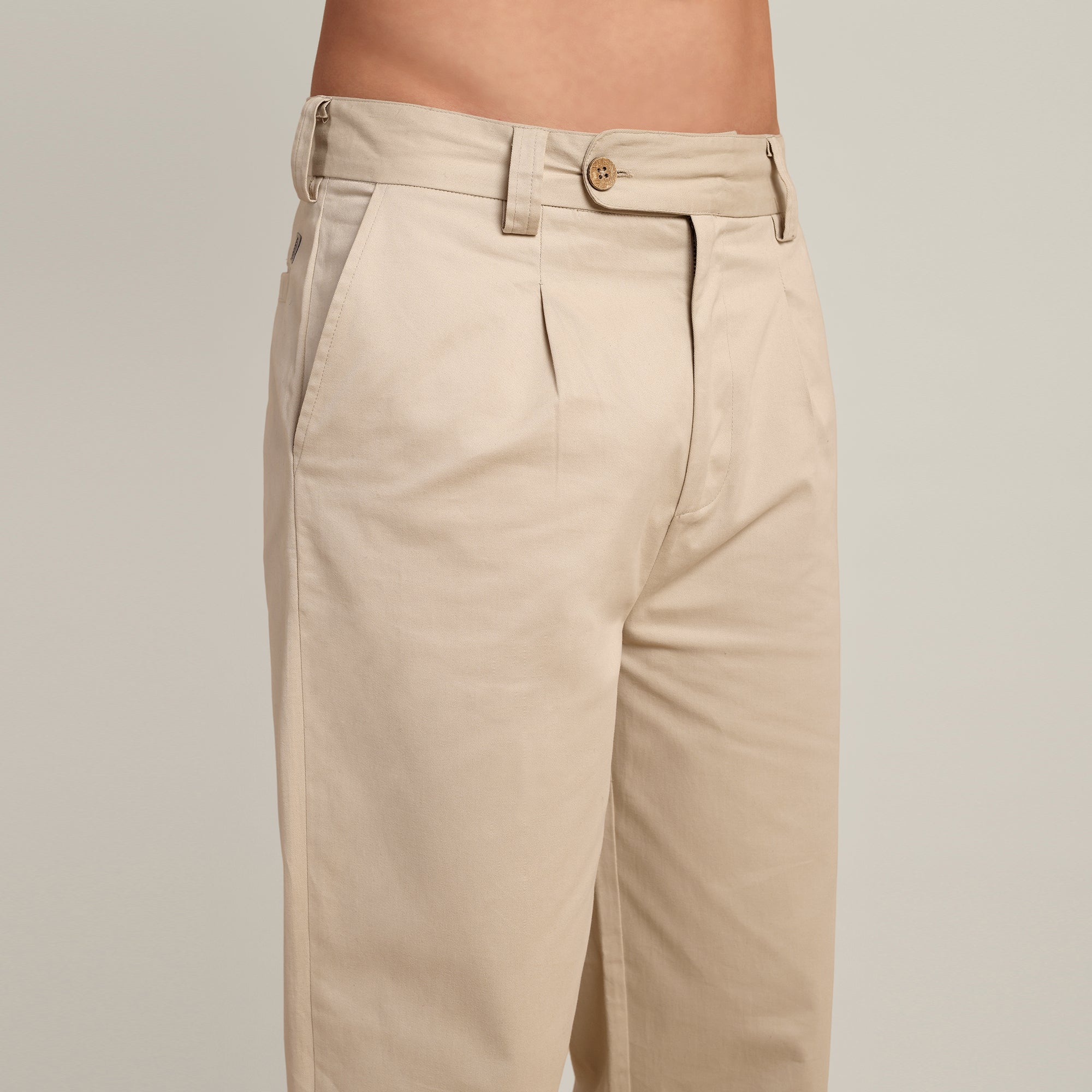 Safari Set Of 2 - Linen Cotton - Ecru & Beige