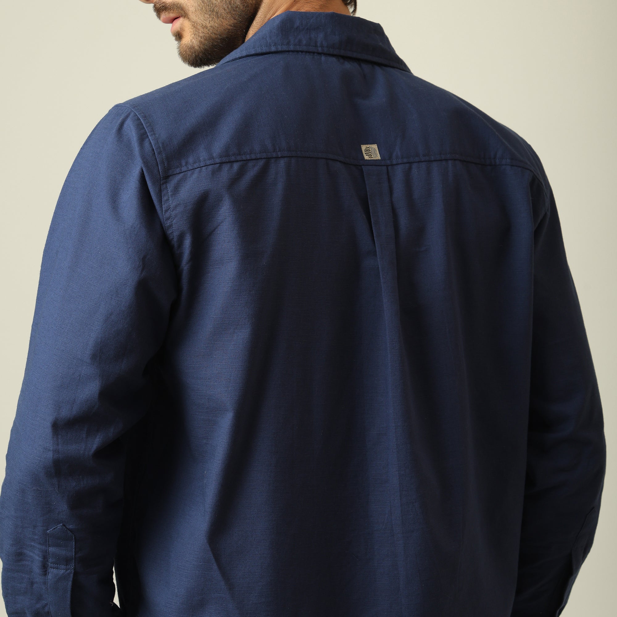 Safari Set Of 2 - Linen Cotton - Navy Blue
