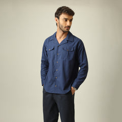 Safari Set Of 2 - Linen Cotton - Navy Blue