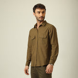 Relaxed Work Set Of 2 - Linen Cotton - Olive Green