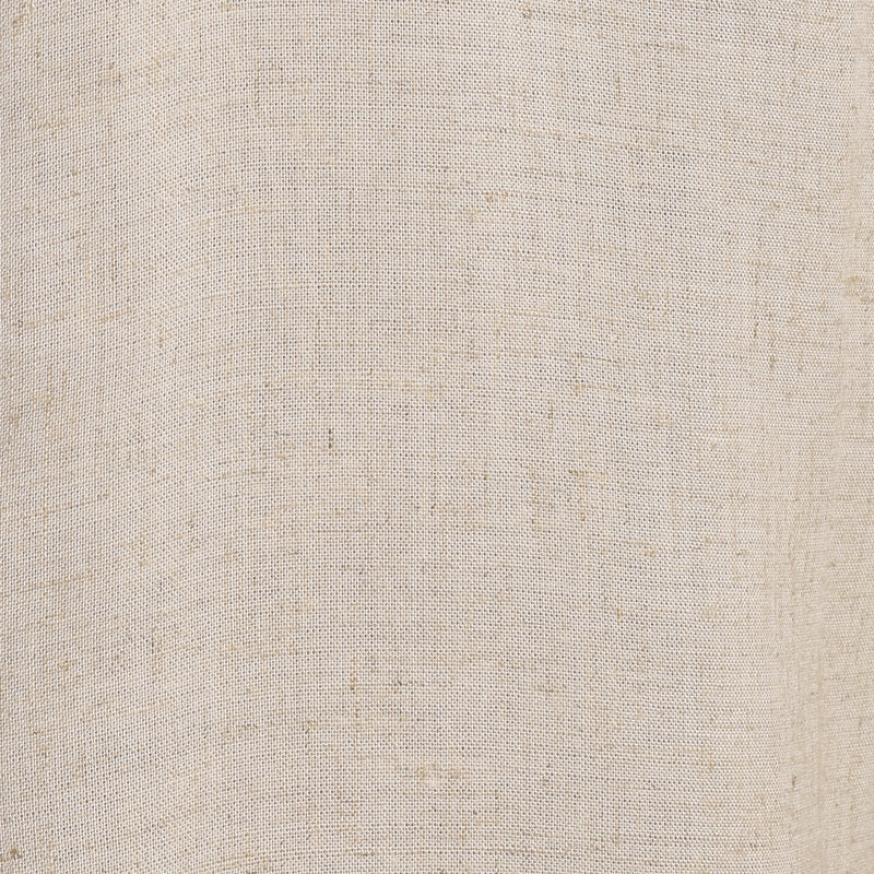 Bloome' Limited Edition Button Down Shirt - Regular Fit - Soft Linen - Beige With Tonal Embroidery