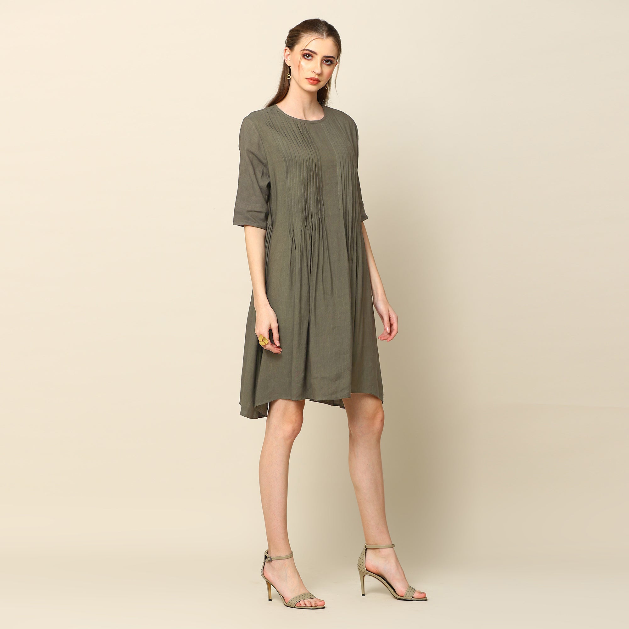 Notting Hill Dress - Olive