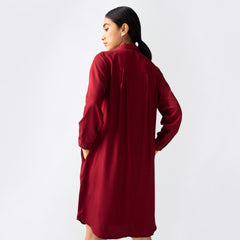 Sardaar Long Shirt - Maroon