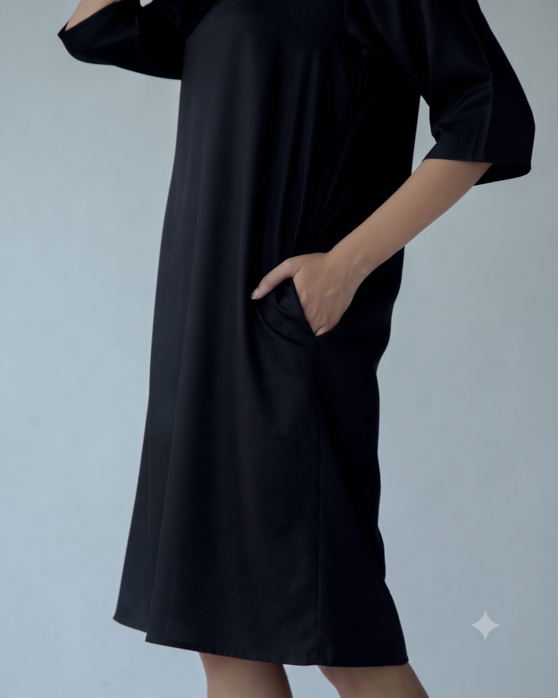 Sack Dress - Black