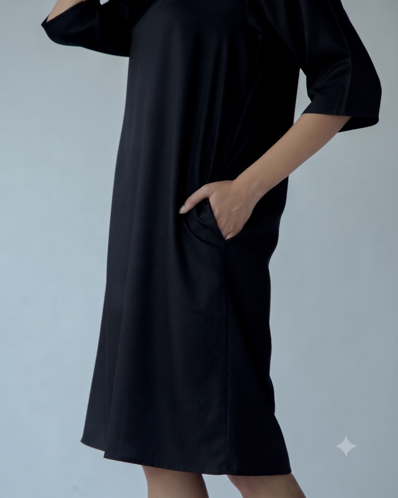 Sack Dress - Black