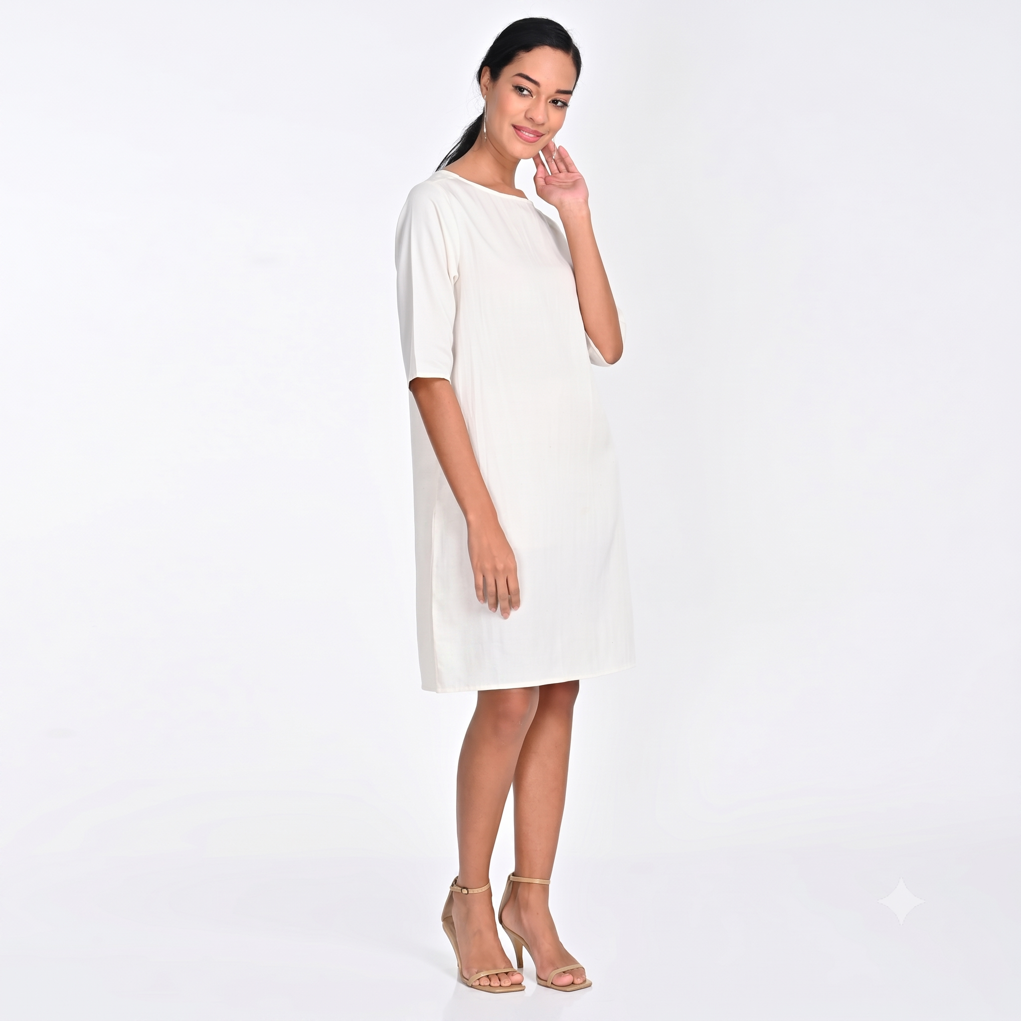 Sack Dress - Ecru