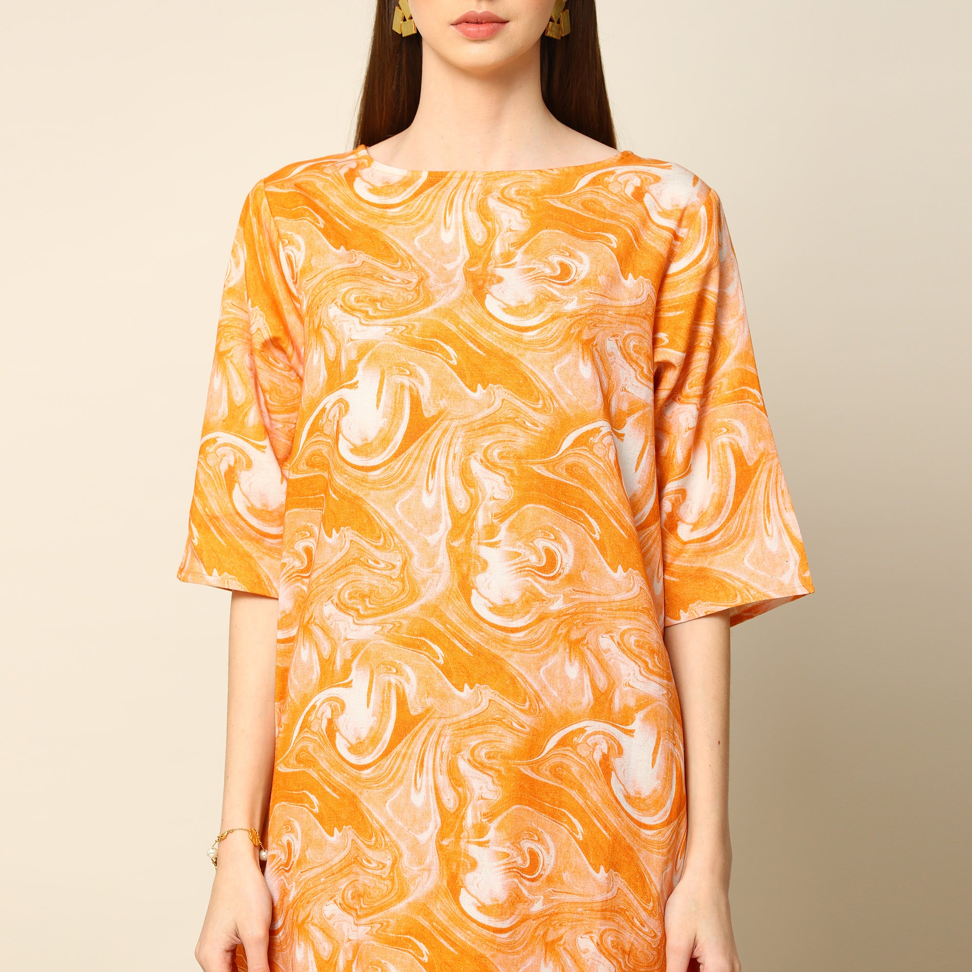 Sack Dress - Mustard Citrine