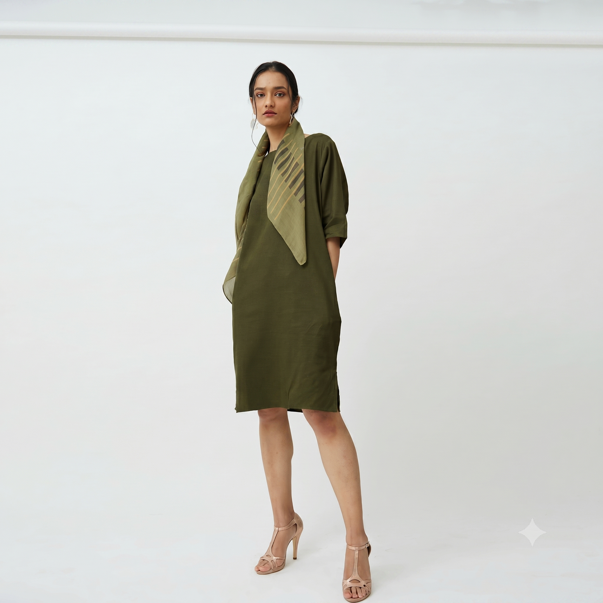 Sack Dress - Olive