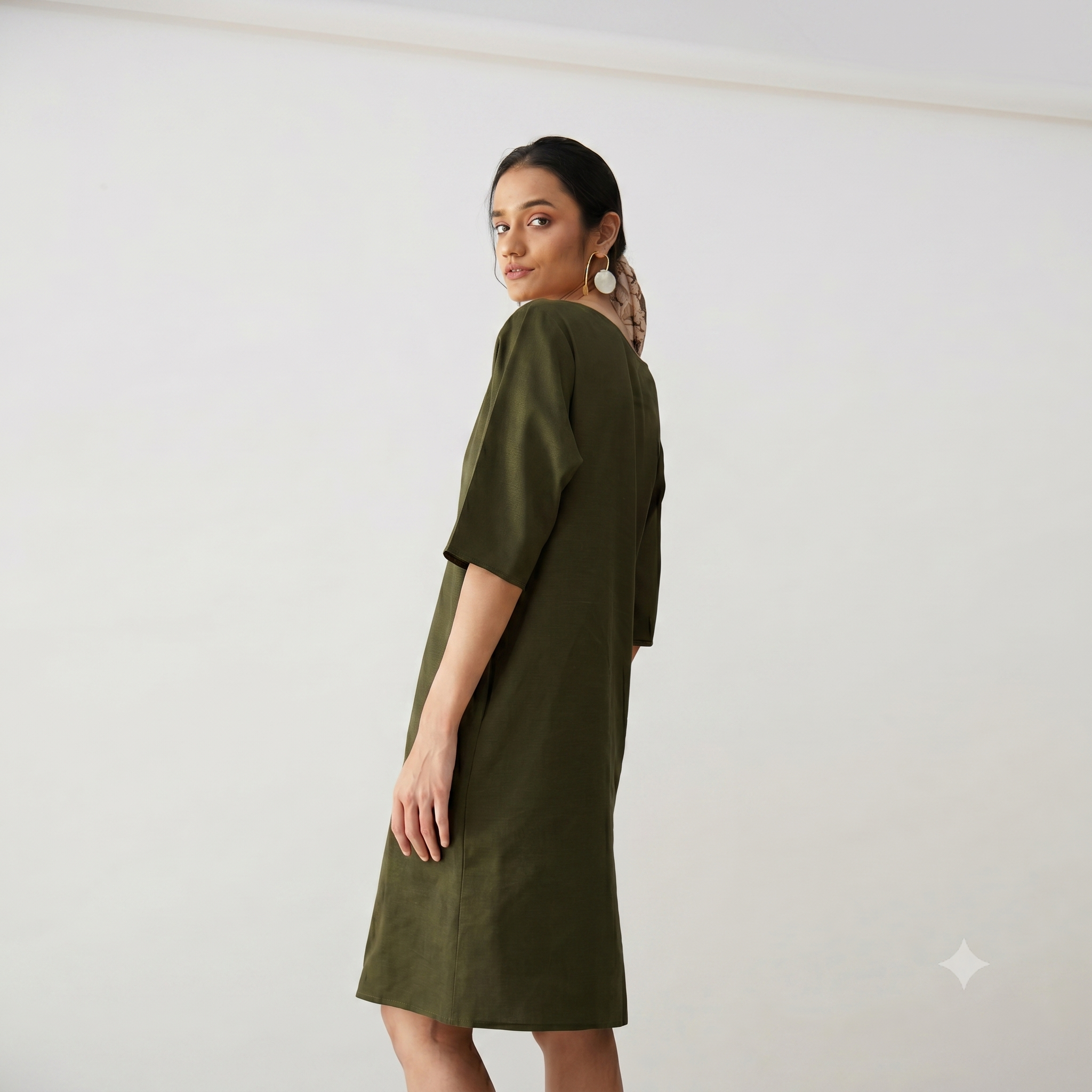 Sack Dress - Olive
