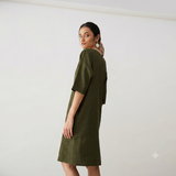 Sack Dress - Olive