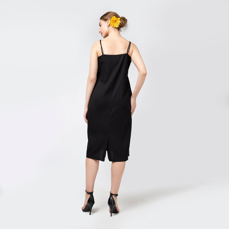 Slip Dress - Black