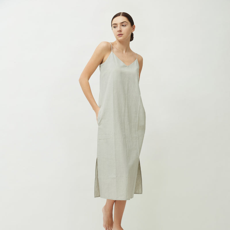 Slip Dress - Cloud Grey