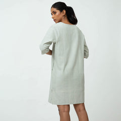 Sack V Dress - Cloud grey