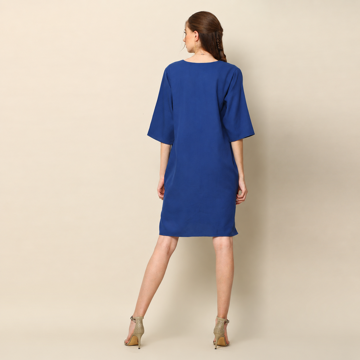 Sack V Dress - Indigo
